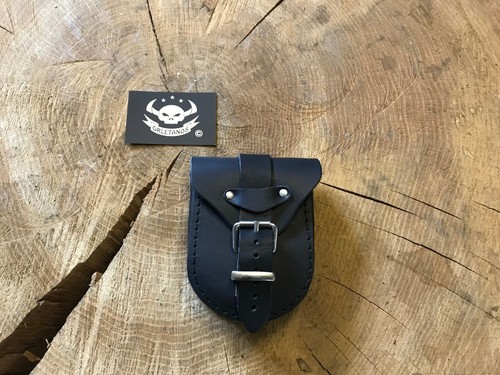 Gürteltasche leder schwarz - leder,