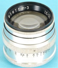 Jupiter-3 5cm 1:1.5 LEICA LTM fit 50mm F1.5 FAST Objektiv Made in 1974 für 3G 3F 3c