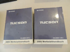 2005 Wartung Reparatur Werkstatt hand buch Hyundai Tucson 2.0L 2.7L Band 1+2