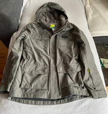 *** Olivgrüne gefütterte Jungenjacke mit Kapuze von ZIENER 164