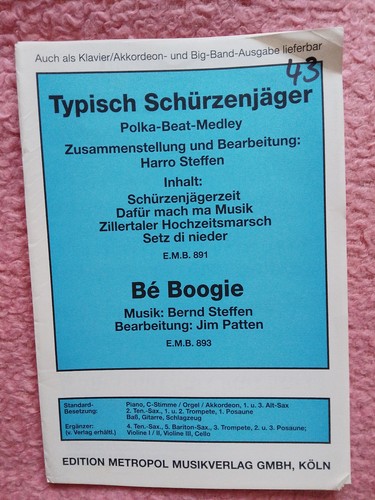 Typisch schürzenjäger bé - typisch, /