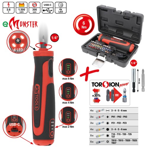 Tools emonster 4 - ks,