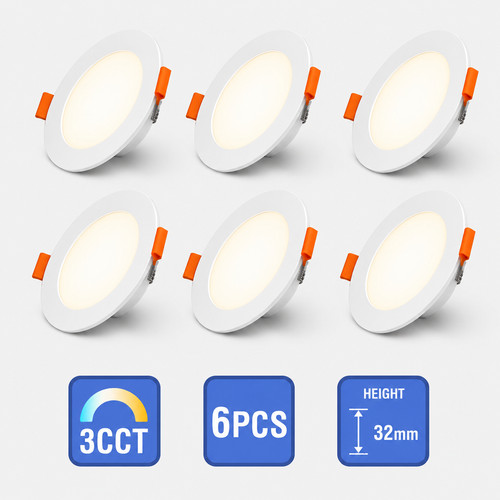 Led einbaustrahler 3cct - led, 5w