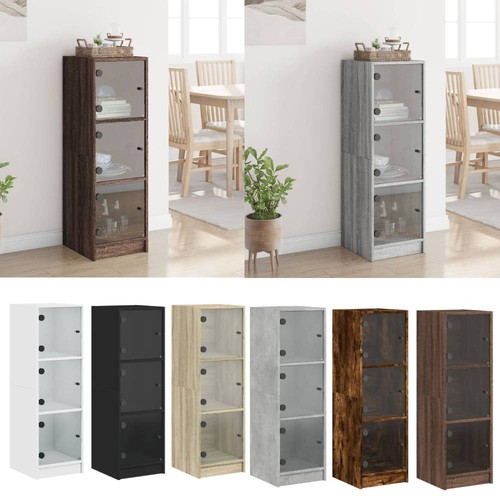Highboard mit glastüren - highboard,