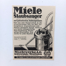 1929 Miele Staubsauger