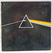lp vinyl Pink Floyd The Dark Side Of The Moon Cover mit Gebrauchspuren Vinyl Gut