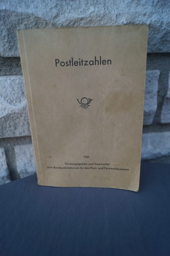 älteres postleitzahlen buch - postleitzahlen,