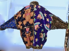 Schrille TrueVintage Jacke Elke Hailfinger Design 80er 90er oversizes 38/40 chic