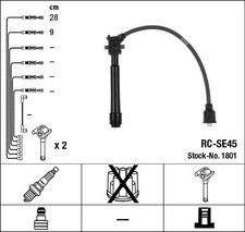 NGK Ignition Cable Kit 1801