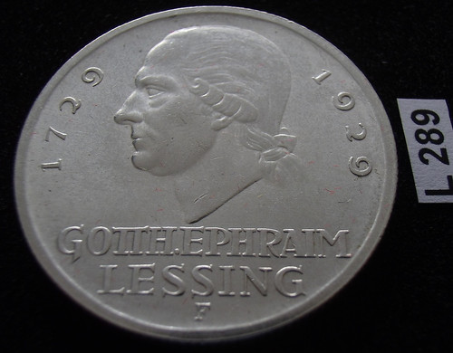 Weimar mark 1929 lessing - 3,