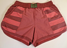Original HOM Herren Badeshorts Gr.M Swimmingshorts rote, gestreift, gut erhalten