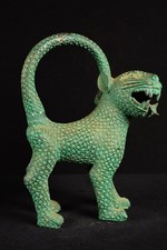 Bronze grosse benin - benin, leopard