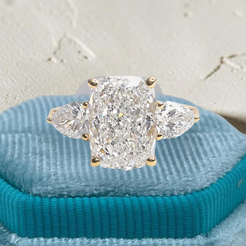 Cushion 18 k gelbgold - ct,
