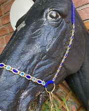 Araber Showhalfter ,Pferdeschmuck , Dunkel Blau,Pferd