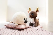 Neu Nici Glubschis 45 cm Rentier oder Robbe