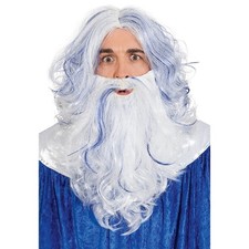 Wassermann Perücke mit Bart