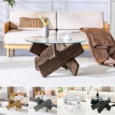 Rund Couchtisch Glas