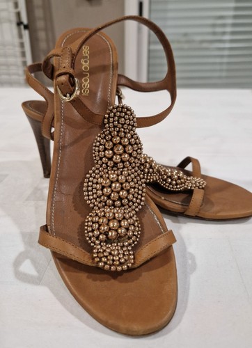 Sergio rossi sandalen leder - sandalen,