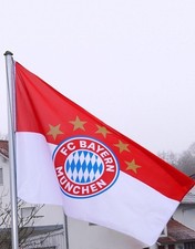 Bayern hissflagge mit - fc, hissflagge.
