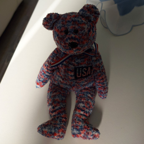 Beanie baby teddy usa - beanie,