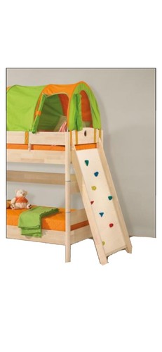 Paidi hochbett mit kletterwand - mit,