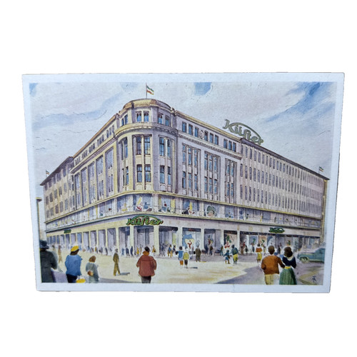 Postkarte dortmund kaufhaus - postkarte,