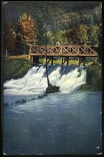 Blick auf die Bosna-Quelle, Ansichtskarte 