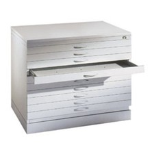 Zeichenschrank DIN A0, 10 Schubladen, 1350x960x760mm