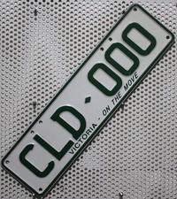 Australien Nummernschild Victoria Auto Kennzeichen Australia License Plate CLD .