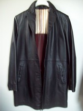 LEDER Kurzmantel, Jacke lang  Gr.  38 nie getragen /Vintage