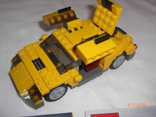 Lego 4939 Creator Coole Cars 3 in 1 mit  Bauanleitungen   100% vollständig