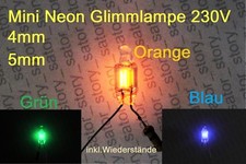 Mini neon glimmlampe - mini,