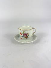Antike Porzellan Tasse Nymphenburg Mokkatasse Alt Blumenmalereien Blumen