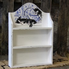 Vintage Wandregal 26x6x37cm