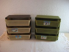 2x Buchsteiner Kunstoff Organizer / Aufbewahrung / Box mit 3 Schubladen