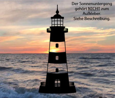 Aufkleber Leuchtturm 2 für Wohnwagen, Wohnmobil, Auto und Motorrad