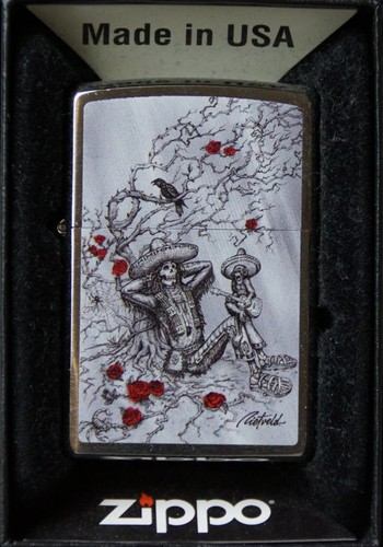 Zippo feuerzeug skull with - zippo,