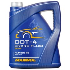 Bremsflüssigkeit MANNOL DOT-4 Bremse Brems Flüssigkeit 5,25 kg DOT4 ISO 4925