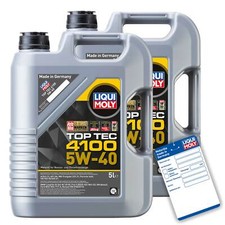 Liqui Moly 3701 LM 3701 Motoröl, Öl, Top Tec 4100 5 W-40 10 L AUDI, BMW