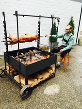 Ramster TOMS WESTERNKÜCHE *Ponderosa*, FEUERSTELLE, GRILLEN, KOCHEN, FIRE PIT