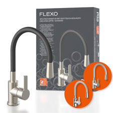 Waschtischarmatur | Auslauf flexibel | Wasserhahn Bad | Einhand | Mischbatterie