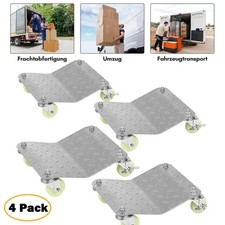 je 680kg PKW Rangierhilfe Wagenheber Rangierheber Rangierroller Auto KFZ 4-TLG