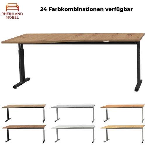 Eckschreibtisch nivo komfort - eckschreibtisch,