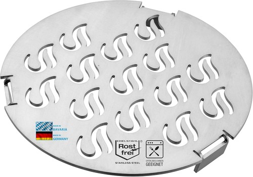 Grilleinsatz 20cm edelstahl - grilleinsatz,