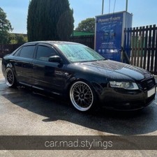 Kohlefaser Effekt Augenbrauen passend für Audi A4 B7 Brauen/Augenlider/Licht/Avant/RS4/S4