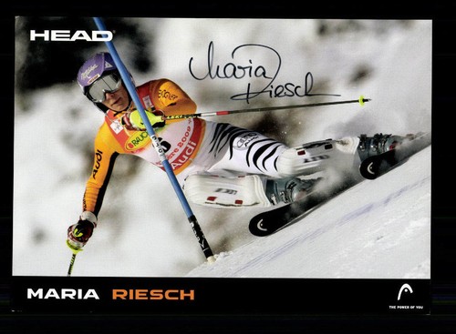 Maria riesch autogrammkarte - maria,