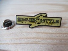 simmer style windsurfen surf maui hawaii vintage pin badge