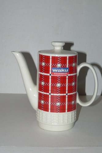 Waku kleine kaffeekanne rot - -, kaffeekanne,