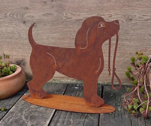 Hund aus metall in - hund,