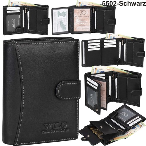 Rfid echt leder portemonnaie - rfid,